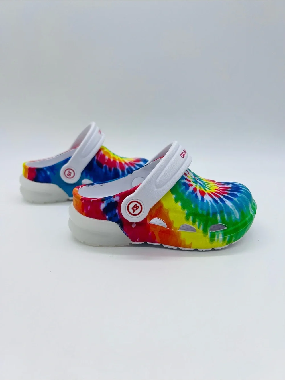 Stride Rite Boys Tie-Dye Slip-On Light Up Sandals Size 6 Child